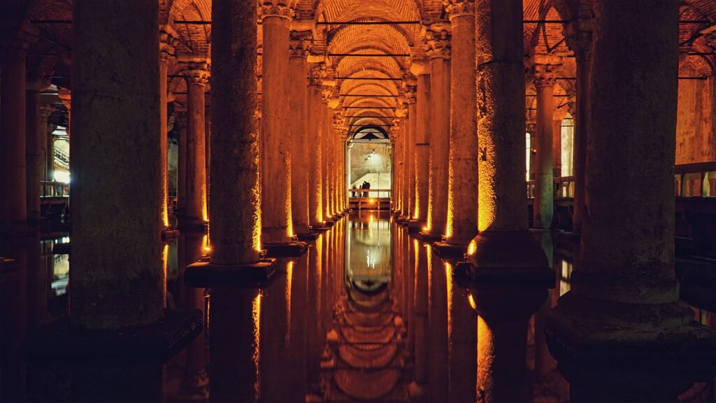 Basilica Cistern is one of the best places to visit in Istanbul